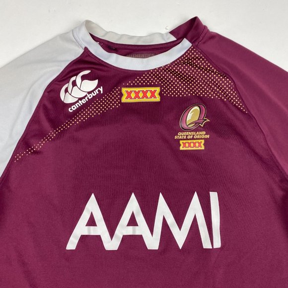 Queensland Maroons State of Origin Rugby Jersey Mens Medium Canterbury - Picture 3 of 8